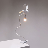 Seletti Sparrow Lamp with Clamp Landing